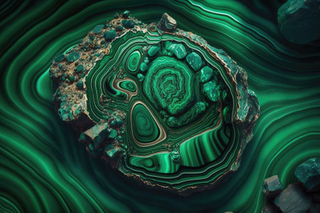 Malachite. Generative AIの素材