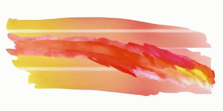 For use in logos and banners abstract acrylic watercolor paint brush stroke texture isolated on white background. artwork creativity and designの素材