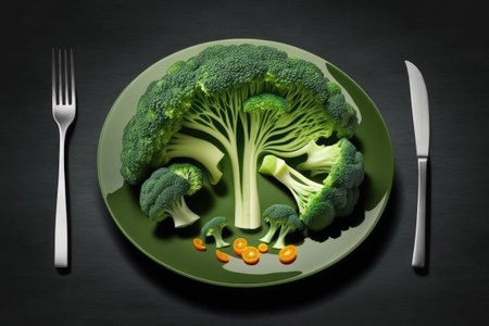 Lots of broccoli to help with weight loss and improve nutrition. Plating some crisp green broccoli. Vitamin rich broccoli is a nutritious choice. Dietary vegetables are a healthy addition to any mealの素材