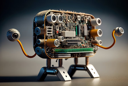 To provide programming for robots and electrical gadgets hardware engineers are working on microcontrollersの素材