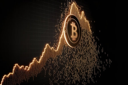 cryptic money Mobile Bitcoin Crypto. bitcoin money Graph of cryptocurrency coin growth international exchange for stocks. Uptrend in bitcoinの素材
