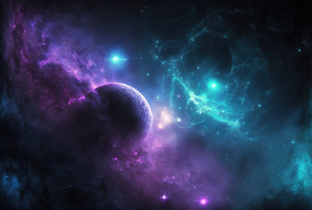Blue starry hue star dust blue texture abstract galaxy endless future dark light purple cosmos cosmic galaxy nebula wallpaper purple galaxy space backgroundの素材