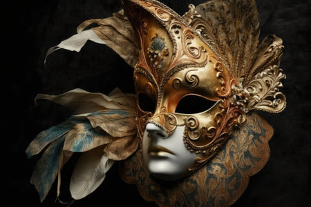 ordinary Venetian mask. Generative AIの素材