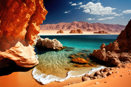 Egyptian Red Sea is stunning. Generative AIの素材