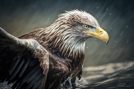sea eagle. Generative AIの素材