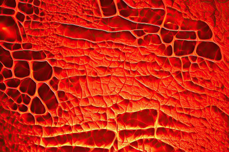 Background heat texture of a red blaze. Generative AIの素材