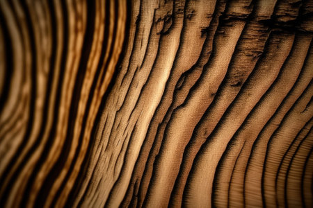 Wood texture macro photography. Generative AIの素材