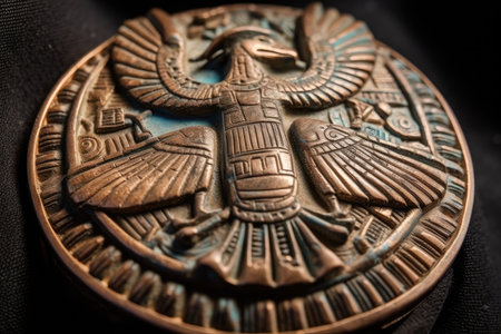 a keepsake of an ancient Egyptian life emblem. Generative AIの素材