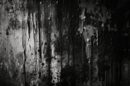 Grunge black wall. Generative AIの素材
