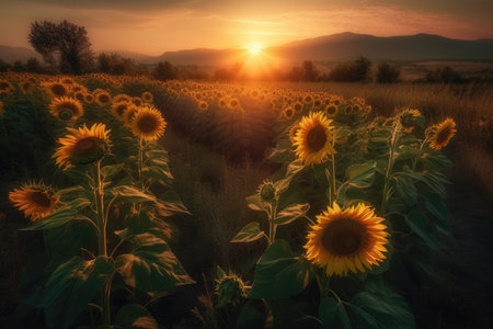 Landscape. Generative AIの素材