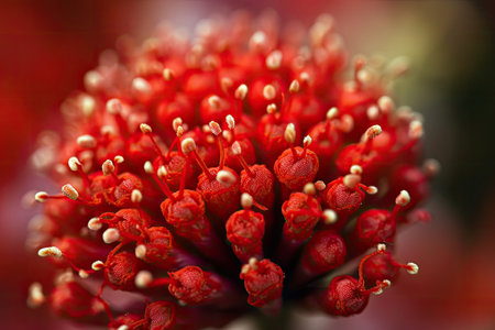 macro flower macro garden plants photos. Generative AIの素材