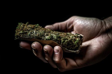 marijuana use (weed, cannabis). Generative AIの素材