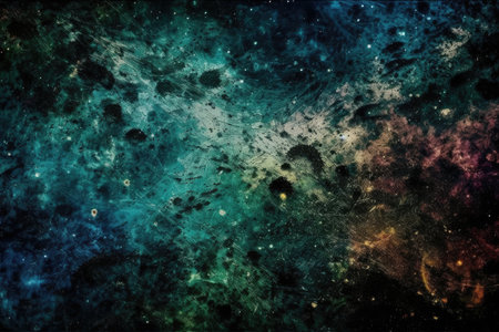 A colorful, textured background of the universe. Generative AIの素材