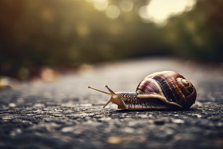 slug run. Generative AIの素材