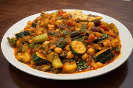 When eaten with Indian roti, chapati, or flatbread, bhindi masala, or ladies finger fry, and mixed veg in a fiery curry are both traditional. Generative AIの素材