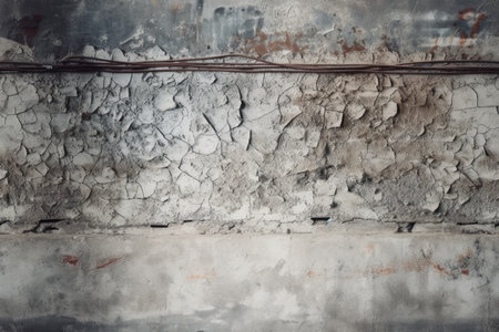 The wall is where the white wire is fastenedの素材