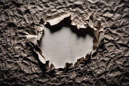 ripped paper with a copy spotの素材