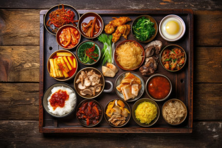traditional Korean cuisineの素材