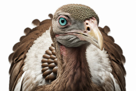 turkey on a white background by itselfの素材