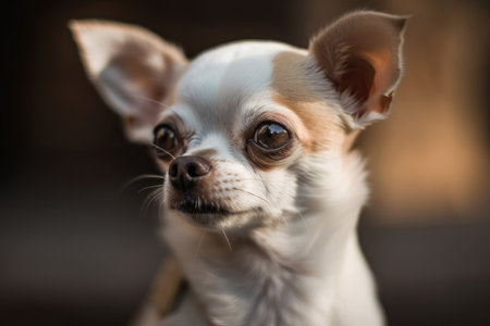 Cute Chihuahua dog. Generative AIの素材