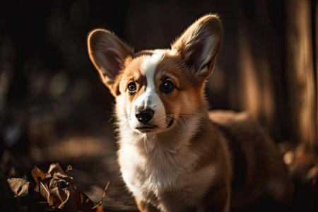 Corgi puppy dogsの素材