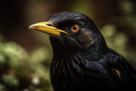 Birds, Blackbirds. Generative AIの素材