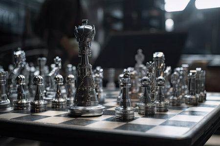 artificial intelligence chess piecesの素材