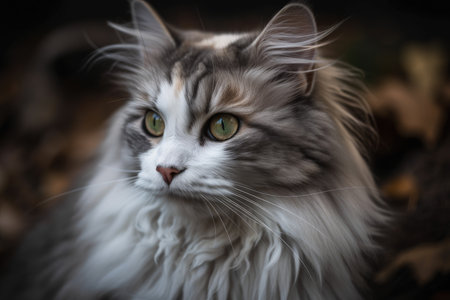 Cute little kitty with lovely eyesの素材