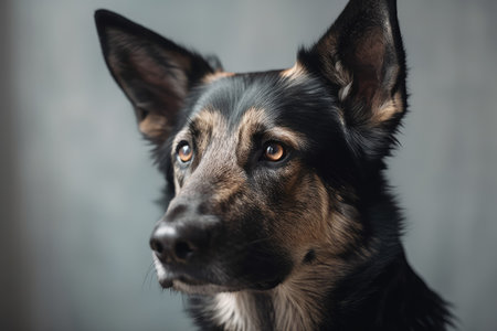 Canine Portrait. Generative AIの素材