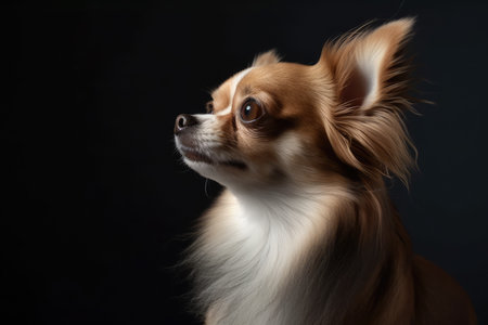 Chihuahua in the studio. Generative AIの素材