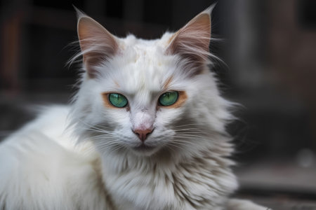 Gorgeous green eyed catの素材