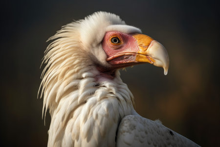 Neophron percnopterus Egyptian Vultureの素材