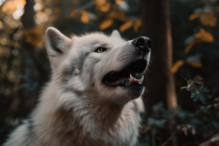 Wolf howlingの素材