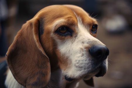 Close up of a cute puppy, best human buddyの素材