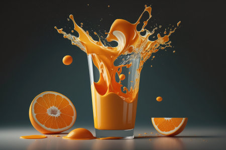 a dash of orange juiceの素材