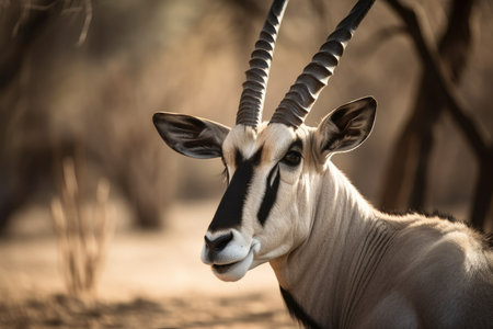 Portrait of the oryx antelopeの素材