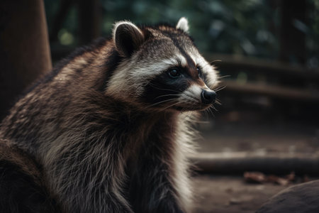 The large raccoonの素材