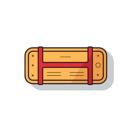 Vector of a flat battery iconのイラスト素材