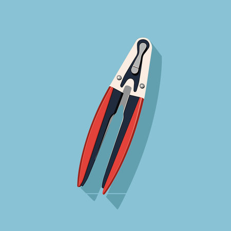 Vector of a pair of scissors iconの素材
