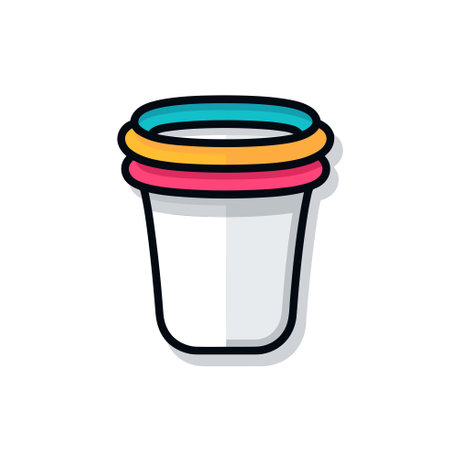 Vector of a flat vector icon of a speakerのイラスト素材