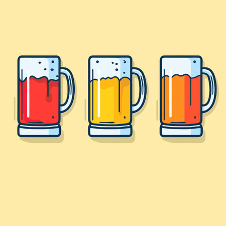 Vector of a yellow camera with a red buttonのイラスト素材