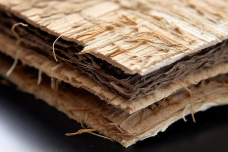 Construct sustainably, use wood fiber wool for insulation.の素材