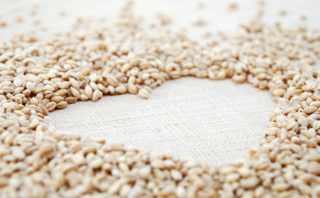 love is wheat の写真素材
