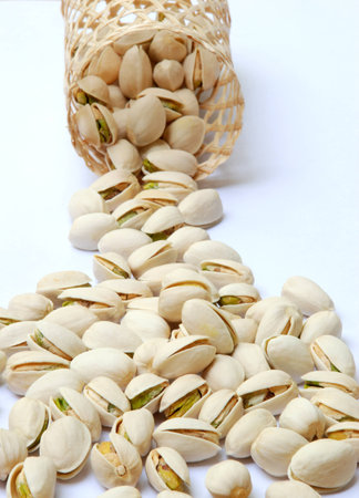 Pistachio nut, The best nut for your health の写真素材