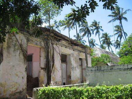 Colonial ruins in paradiseの写真素材