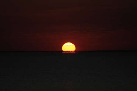 Nuclear sunsetの写真素材