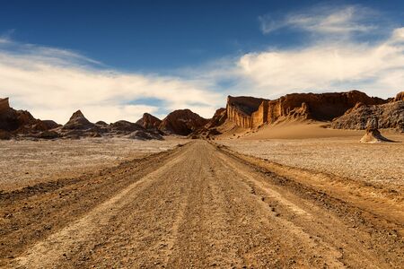 The Valle de la Luna in the Atacama Desert, Chile, 2013の写真素材