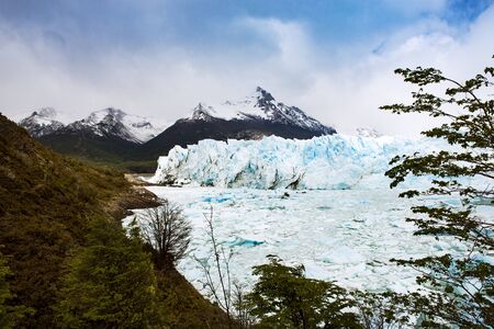 View of the Perito Moreno Glacier in Patagonia, Argentina, South Americaの写真素材