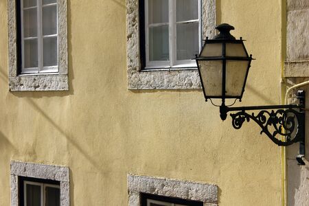 Detail of a building at the Cathedral quarter.の写真素材