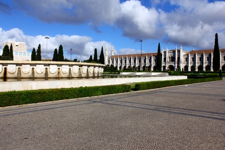 Detail of the portuguese Hieronymites Monastery at Lisbon